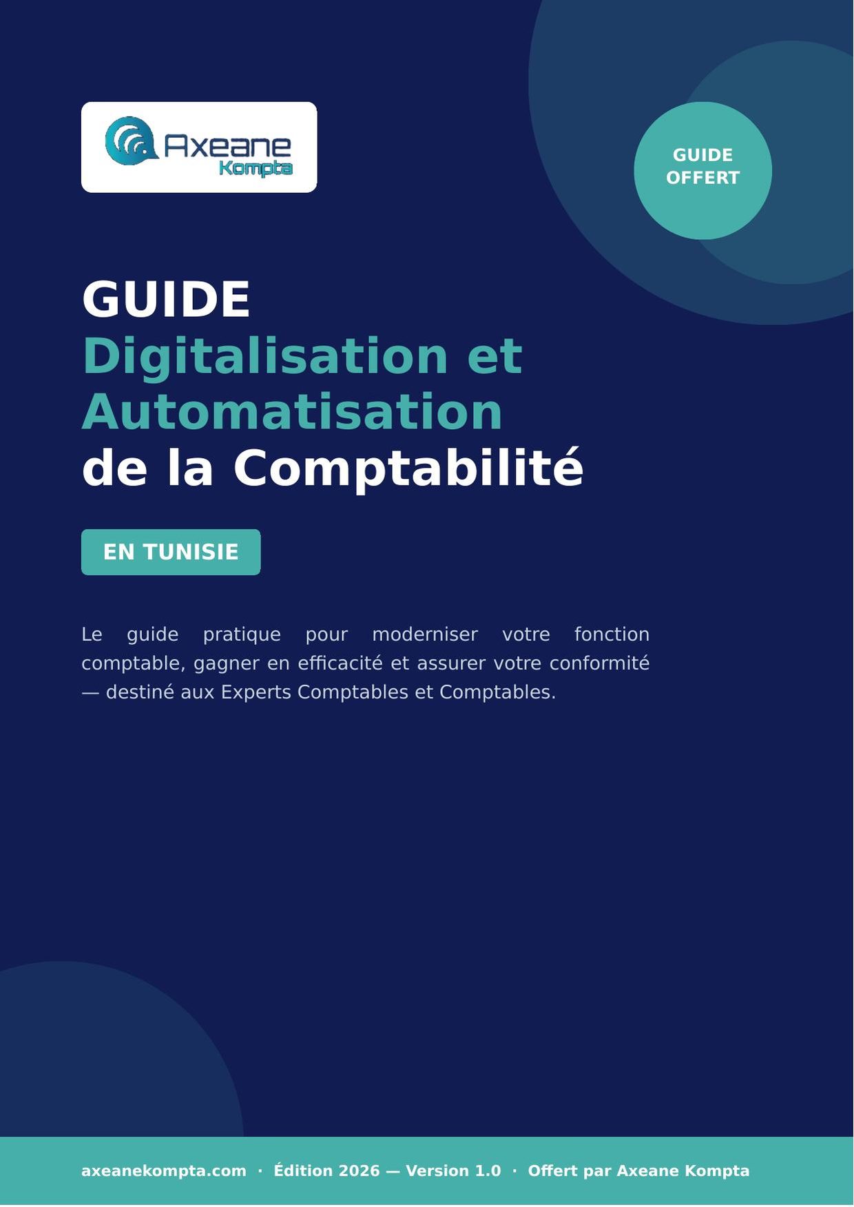 Guide Digitalisation et Automatisation de la Comptabilité en Tunisie